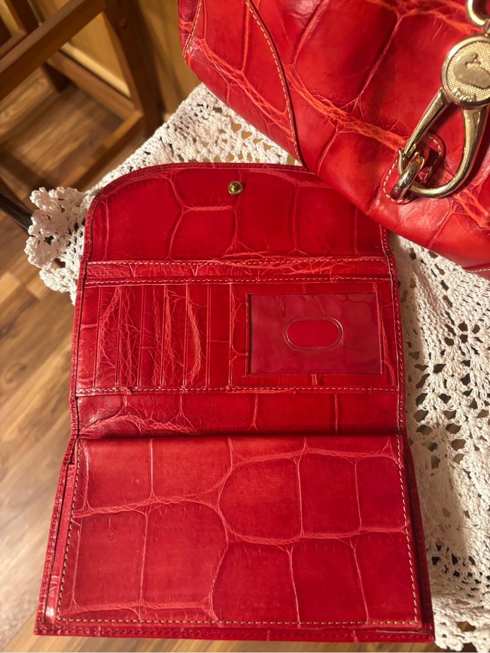 Vintage Dooney & Bourke Purse With Matching Wallet - Picture 7 of 10